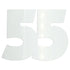 Custom-Bigs 2" & 5" - NUMBER 55 White