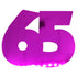 Custom-Bigs 2" & 5" - NUMBER 65 Fuchsia