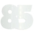 Custom-Bigs 2" & 5" - NUMBER 85 White