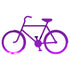 Custom-Bigs 2" & 5" - BICYCLE Purple