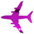 Custom-Bigs 2" & 5" - AIRPLANE Fuchsia