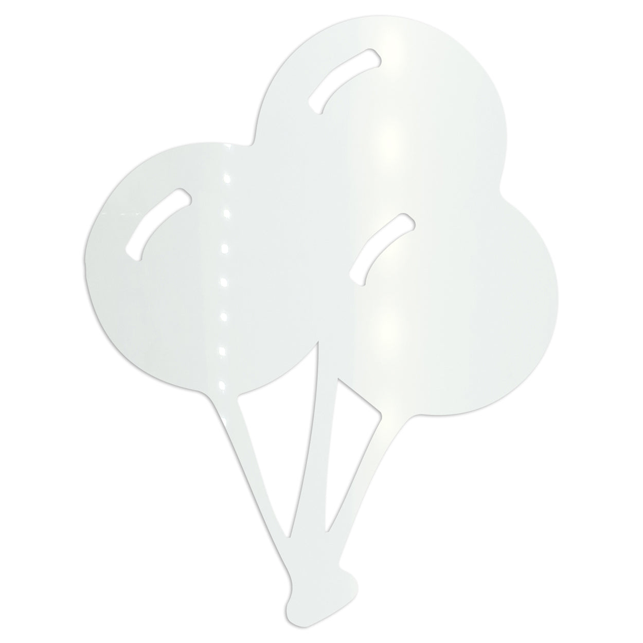 Custom-Bigs 2" & 5" - BALLOONS BUNCH White