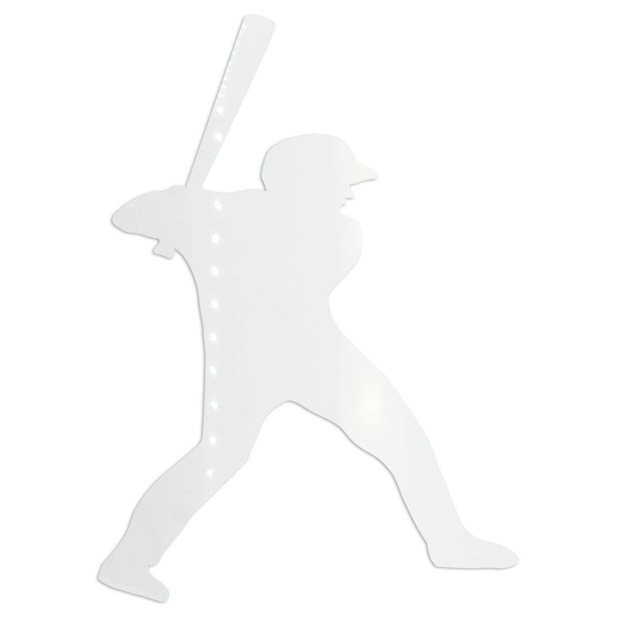 Custom-Bigs 2" & 5" - BASEBALL HITTER White