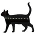 Custom-Bigs 2" & 5" - CAT HOUSE CAT Black