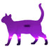 Custom-Bigs 2" & 5" - CAT HOUSE CAT Purple