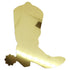 Custom-Bigs 2" & 5" - COWBOY BOOT W/SPUR Gold