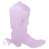 Custom-Bigs 2" & 5" - COWBOY BOOT W/SPUR Pink