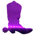 Custom-Bigs 2" & 5" - COWBOY BOOT W/SPUR Purple