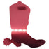 Custom-Bigs 2" & 5" - COWBOY BOOT W/SPUR Red