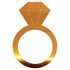 Custom-Bigs 2" & 5" - DIAMOND RING Orange