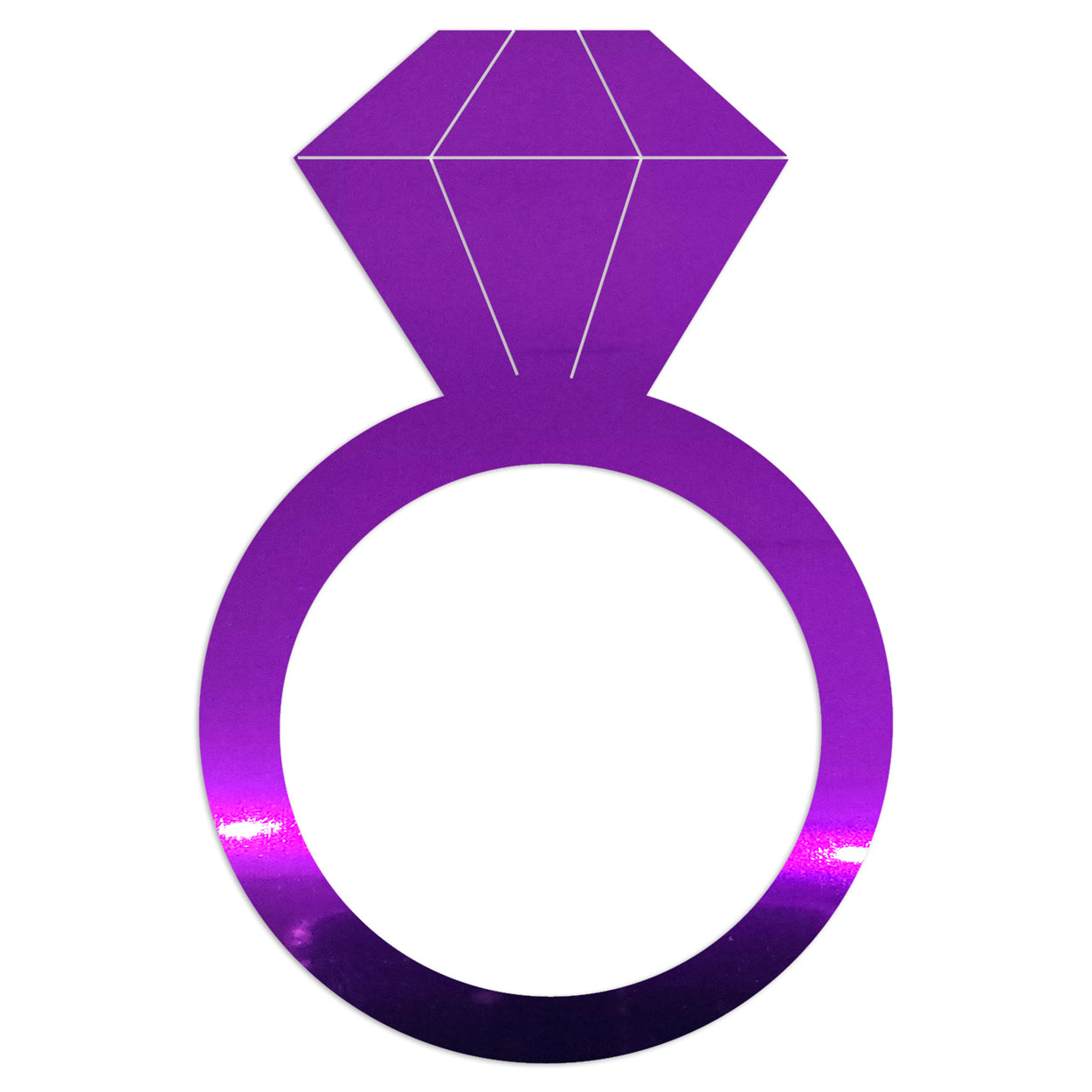 Custom-Bigs 2" & 5" - DIAMOND RING Purple