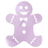 Custom-Bigs 2" & 5" - GINGERBREAD MAN Pink