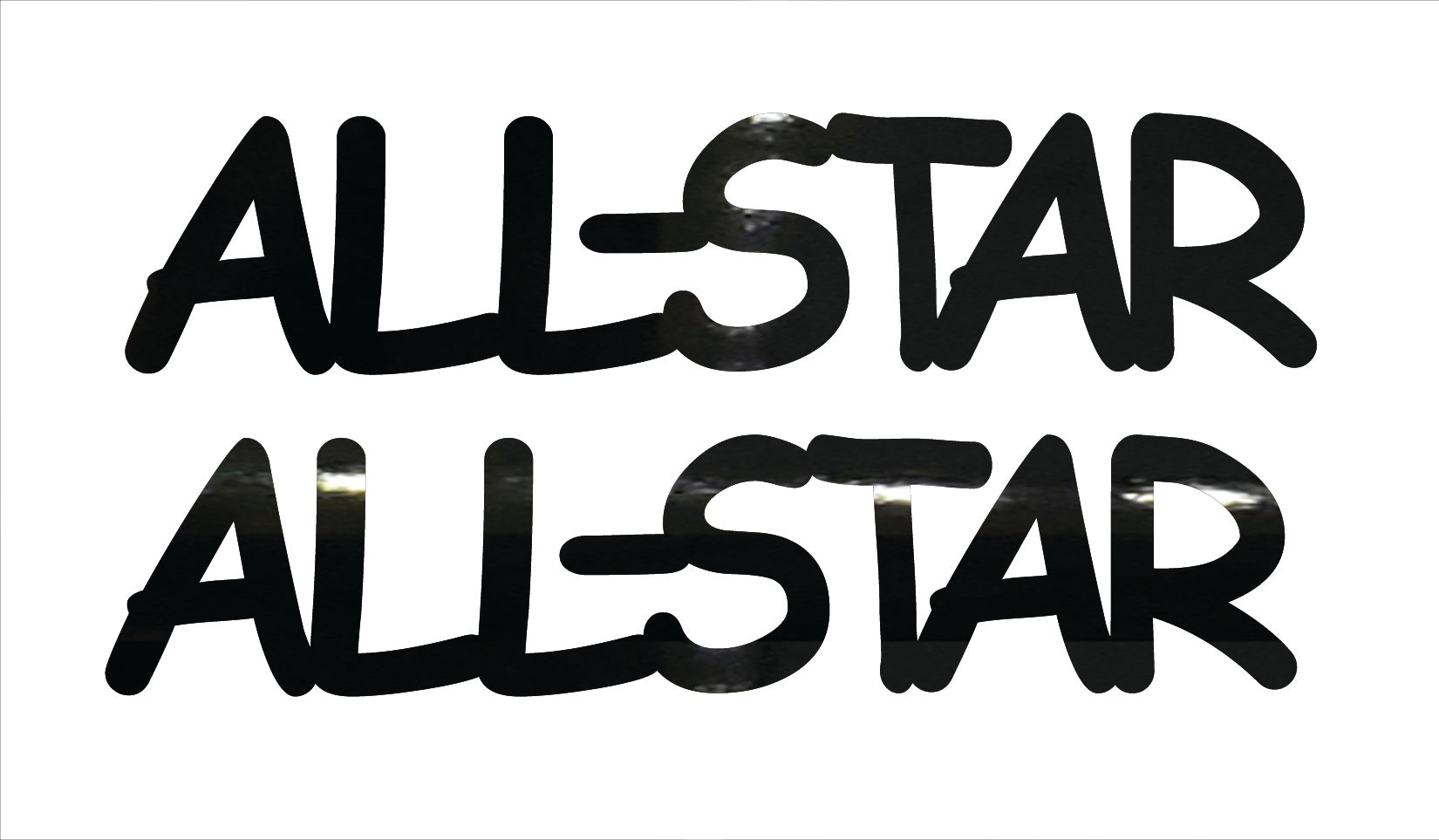 Custom-Buzz Word - ALL-STAR Black