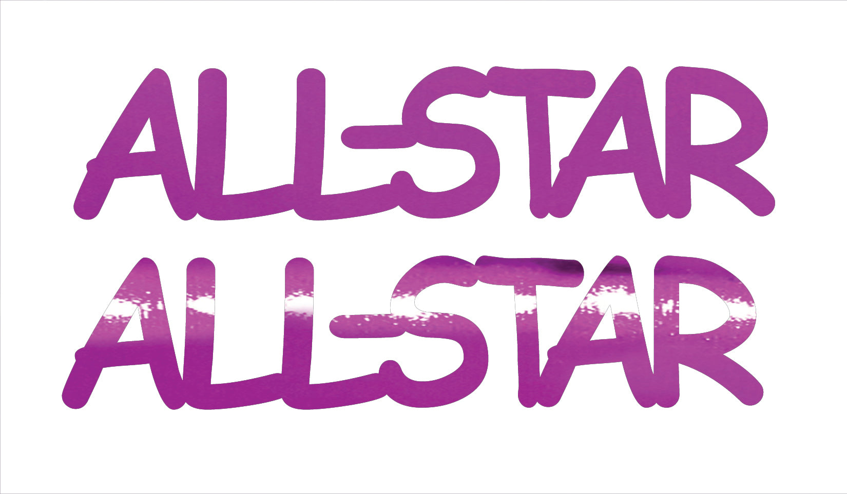 Custom-Buzz Word - ALL-STAR Fuchsia