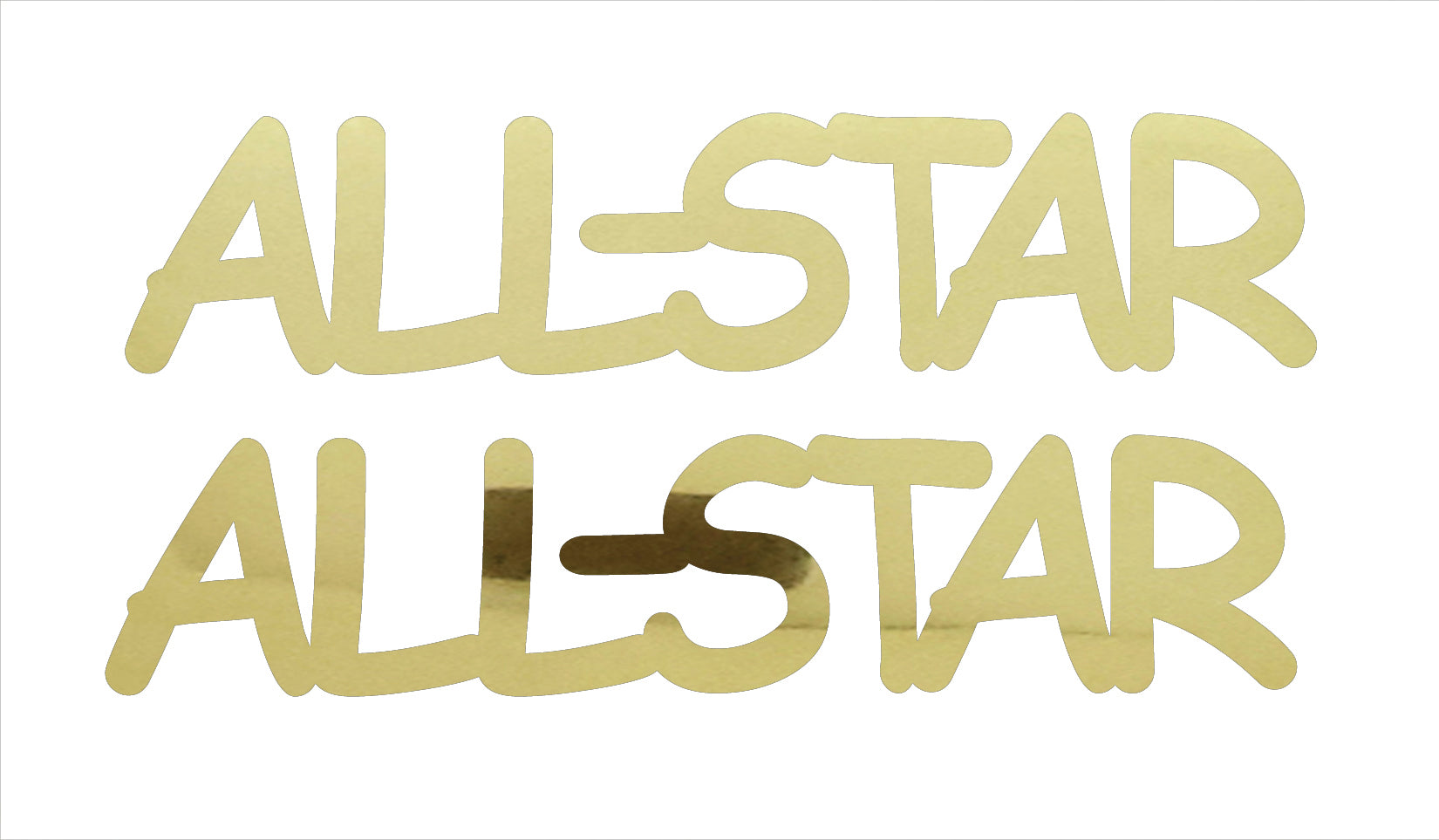 Custom-Buzz Word - ALL-STAR Gold