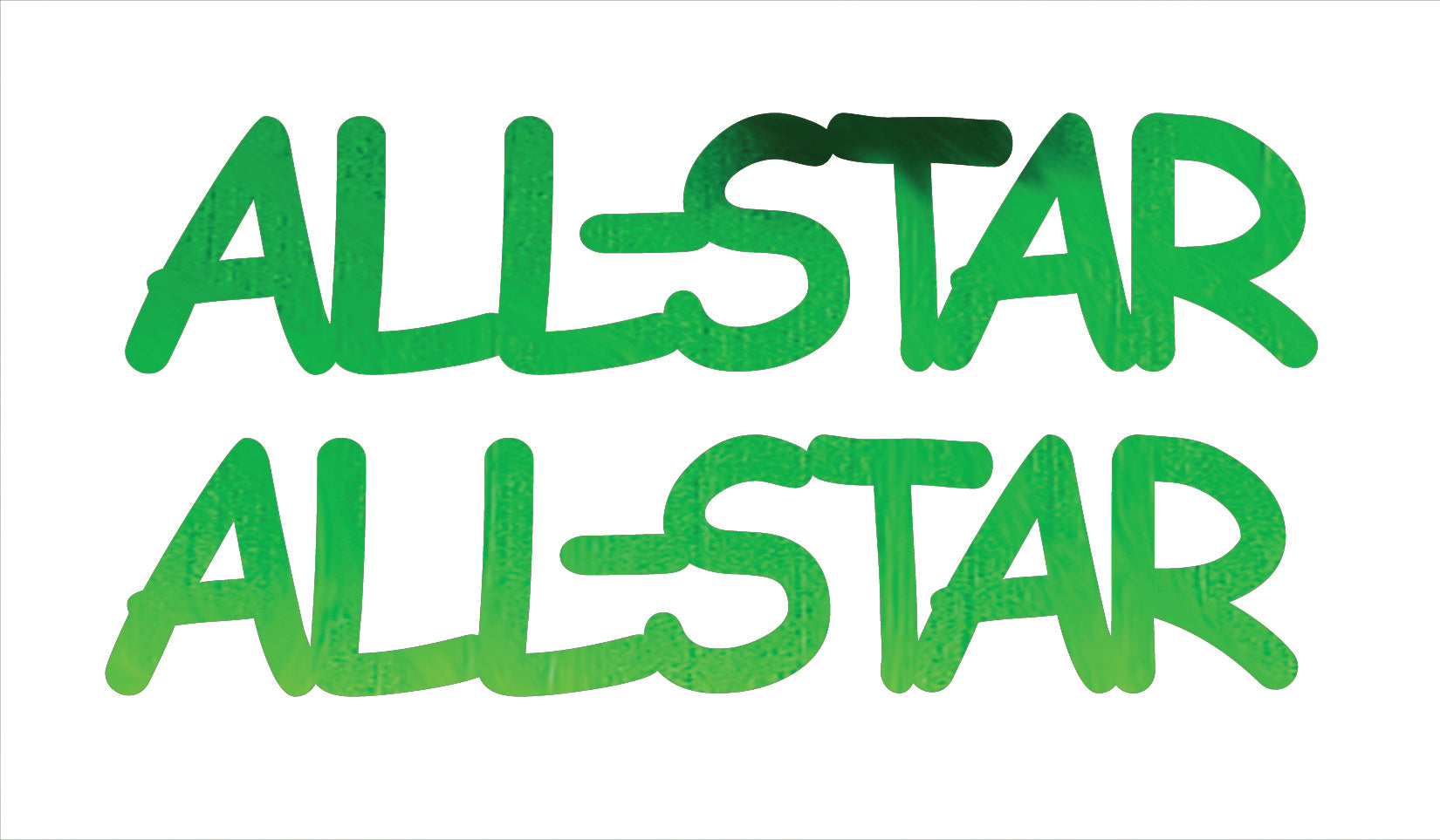 Custom-Buzz Word - ALL-STAR Green