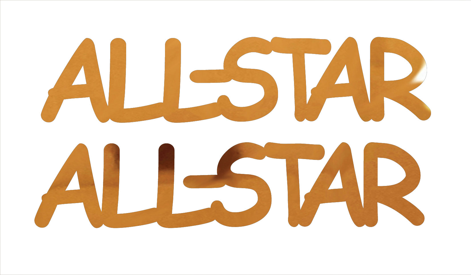 Custom-Buzz Word - ALL-STAR Orange