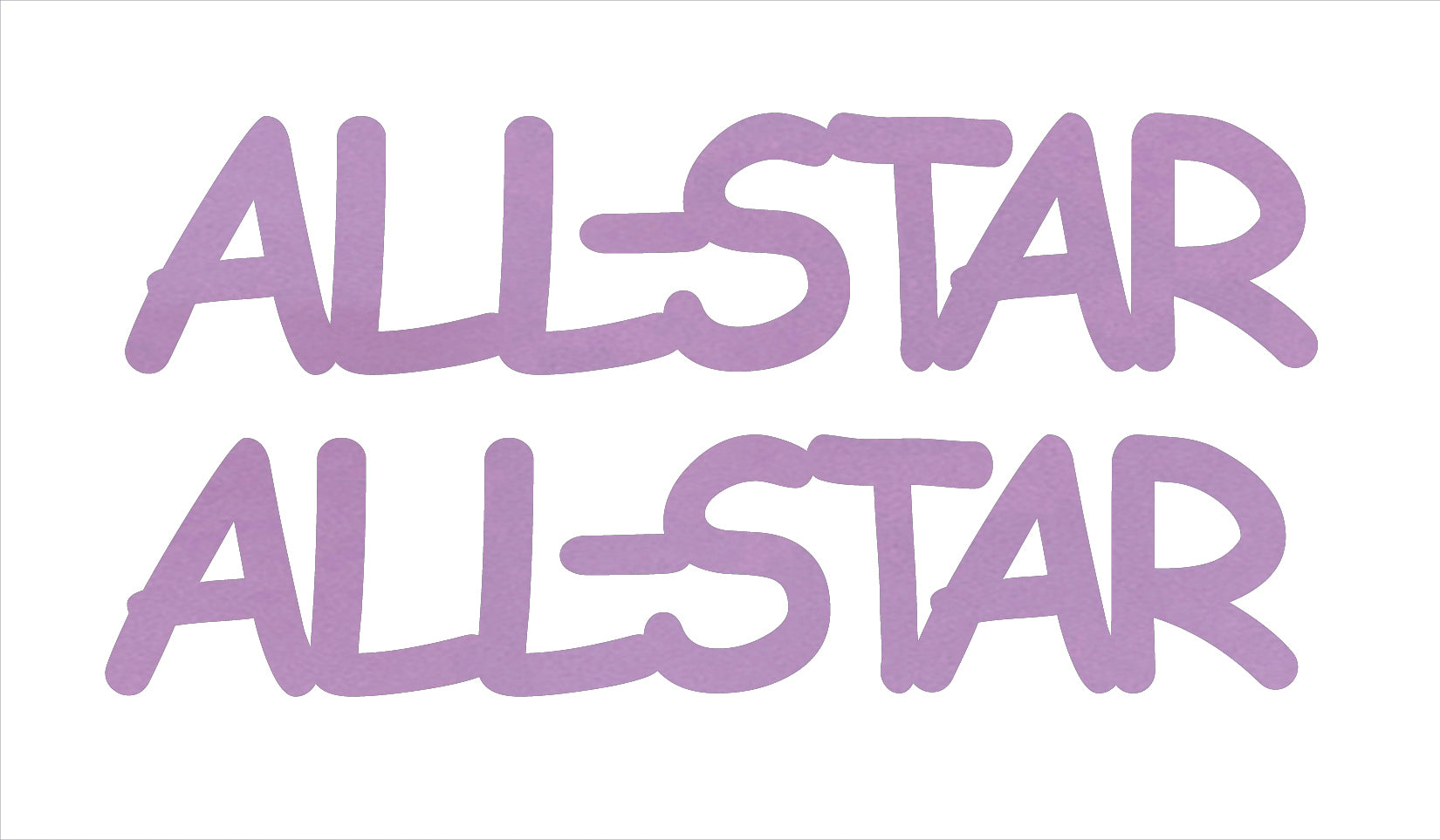 Custom-Buzz Word - ALL-STAR Pink