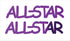 Custom-Buzz Word - ALL-STAR Purple