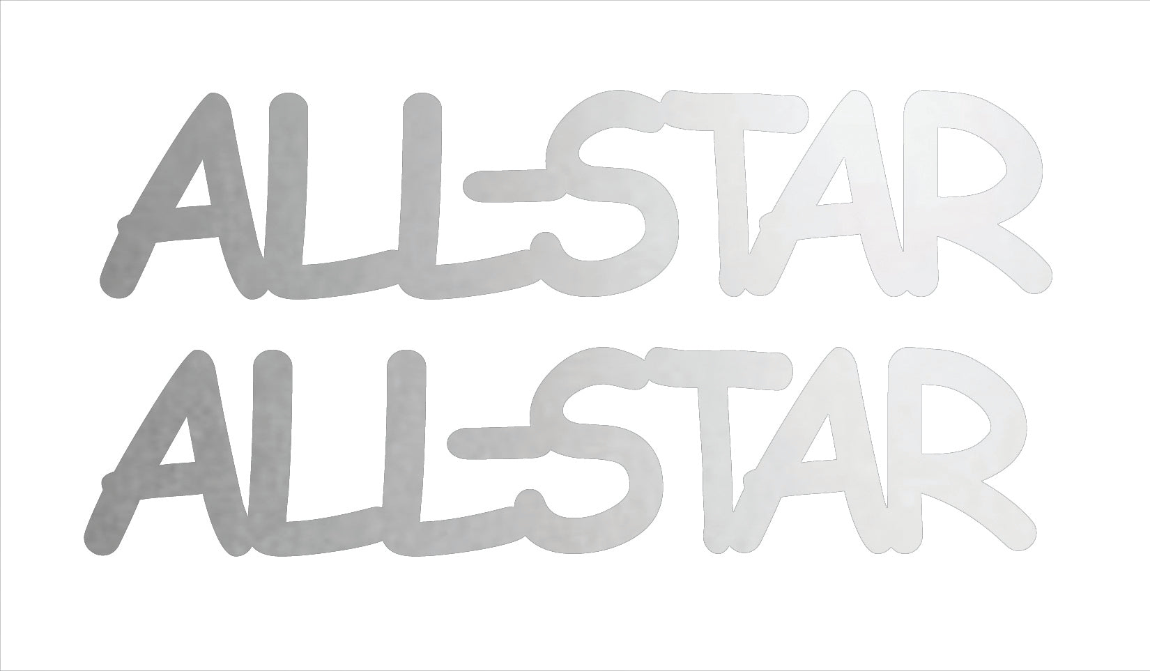 Custom-Buzz Word - ALL-STAR Silver