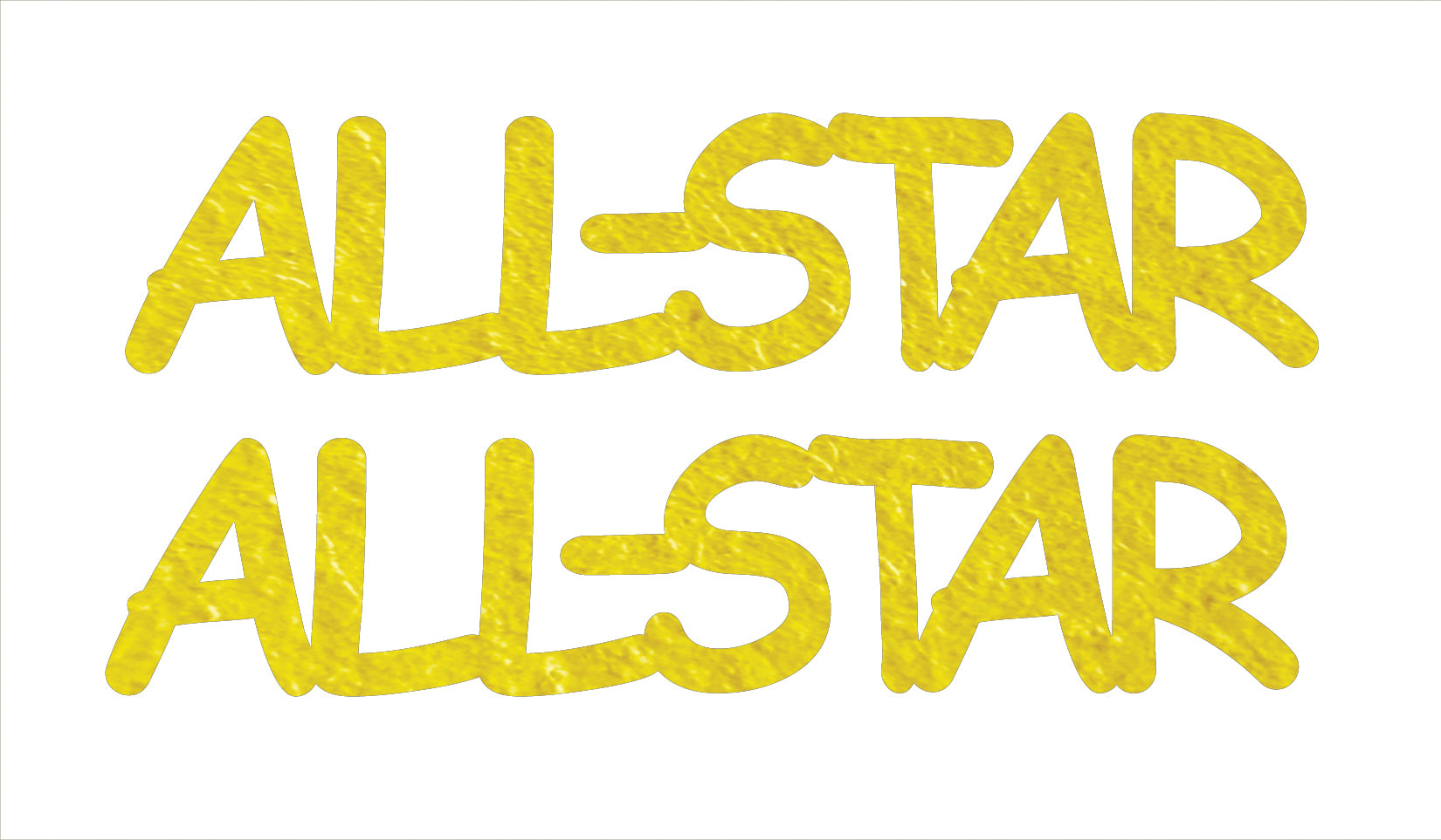 Custom-Buzz Word - ALL-STAR Yellow Paper