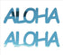 Custom-Buzz Word - ALOHA Blue Sky