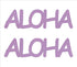 Custom-Buzz Word - ALOHA Pink