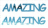 Custom-Buzz Word - AMAZING Blue Sky