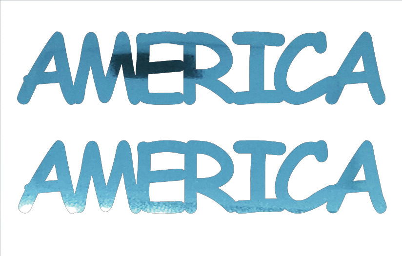 Custom-Buzz Word - AMERICA Blue Sky