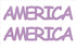 Custom-Buzz Word - AMERICA Pink