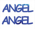 Custom-Buzz Word - ANGEL Blue Royal