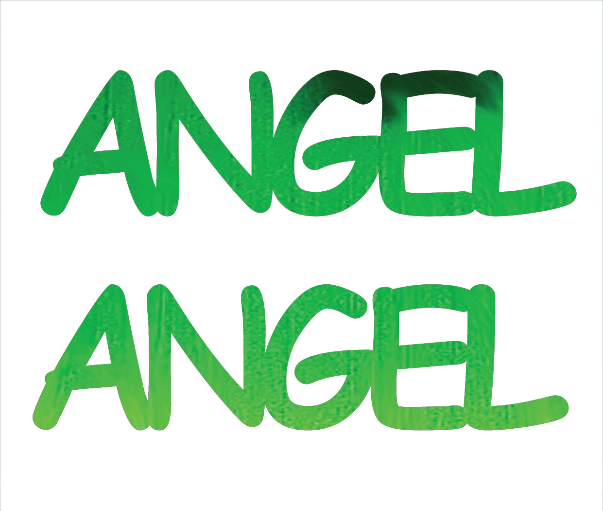 Custom-Buzz Word - ANGEL Green