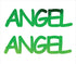 Custom-Buzz Word - ANGEL Green