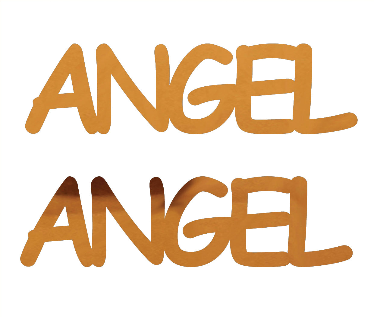 Custom-Buzz Word - ANGEL Orange