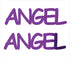 Custom-Buzz Word - ANGEL Purple