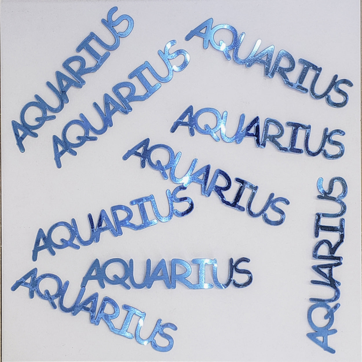 Custom-Buzz Word - AQUARIUS Blue Sky