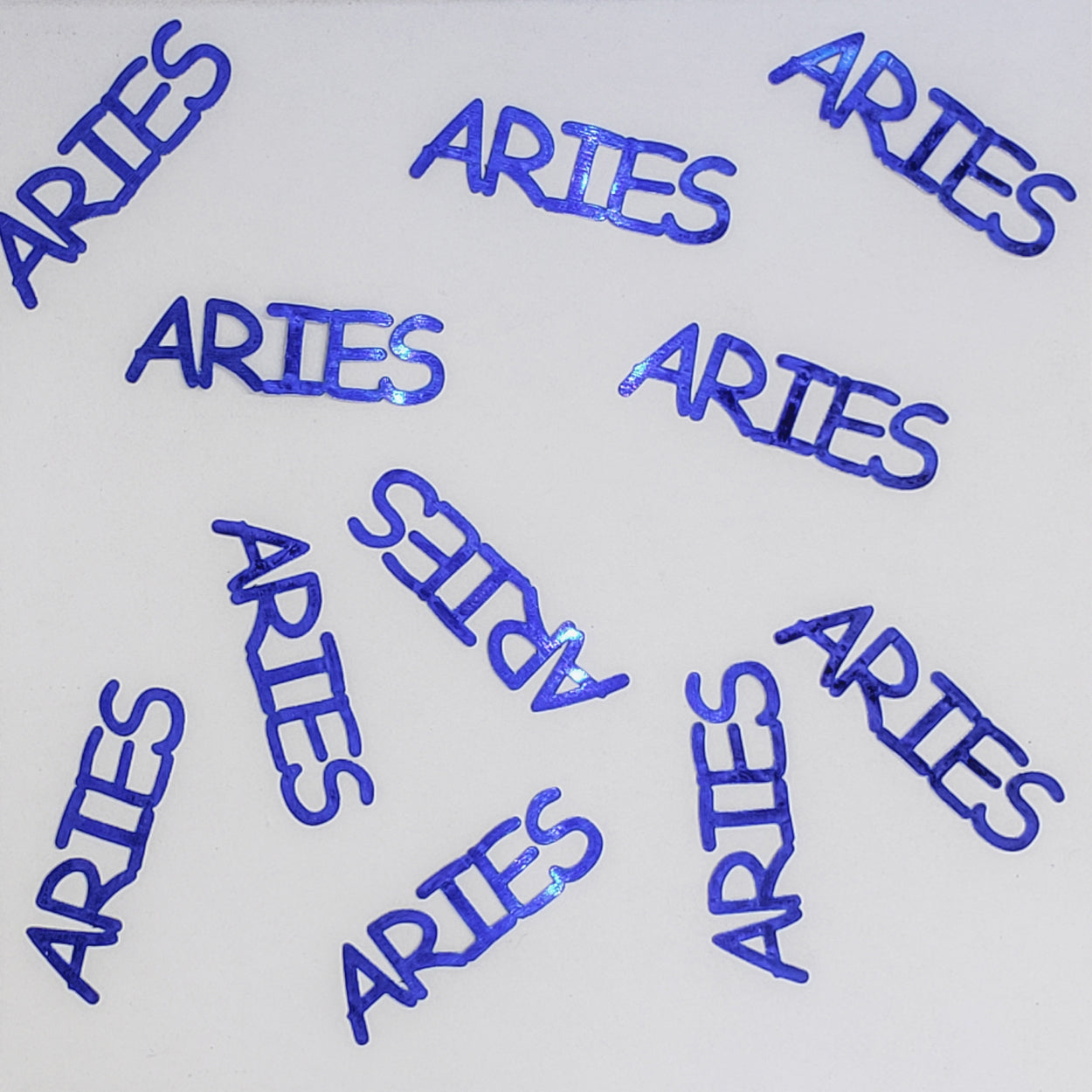 Custom-Buzz Word - ARIES Blue Royal