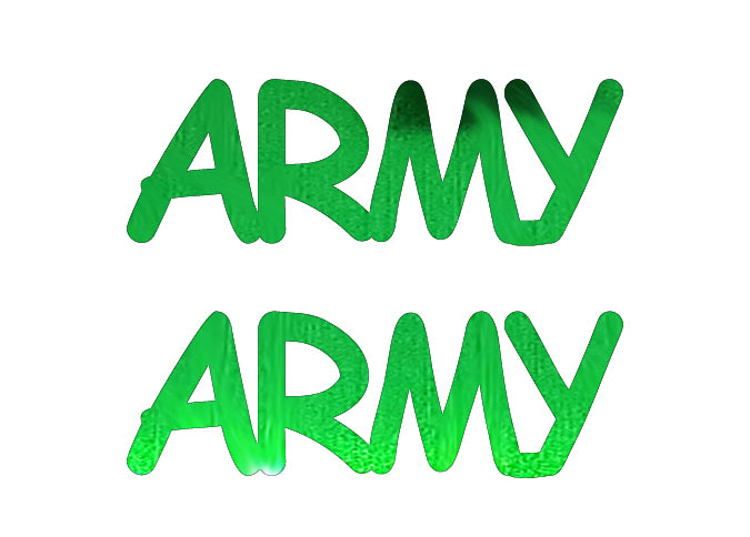 Custom-Buzz Word - ARMY Green