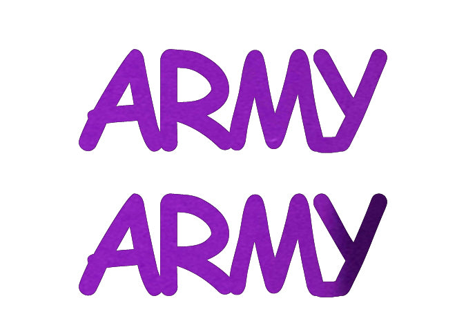 Custom-Buzz Word - ARMY Purple