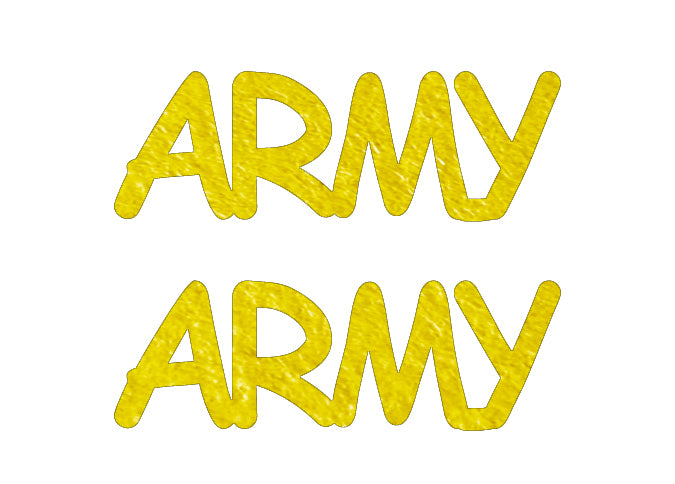 Custom-Buzz Word - ARMY Yellow Paper