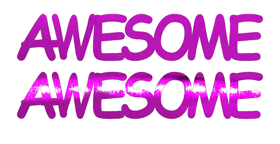 Custom-Buzz Word - AWESOME Fuchsia