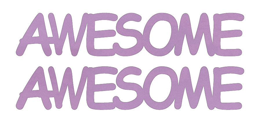 Custom-Buzz Word - AWESOME Pink