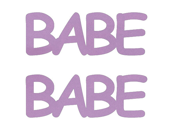 Custom-Buzz Word - BABE Pink