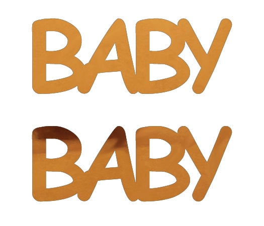 Custom-Buzz Word - BABY Orange