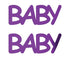 Custom-Buzz Word - BABY Purple