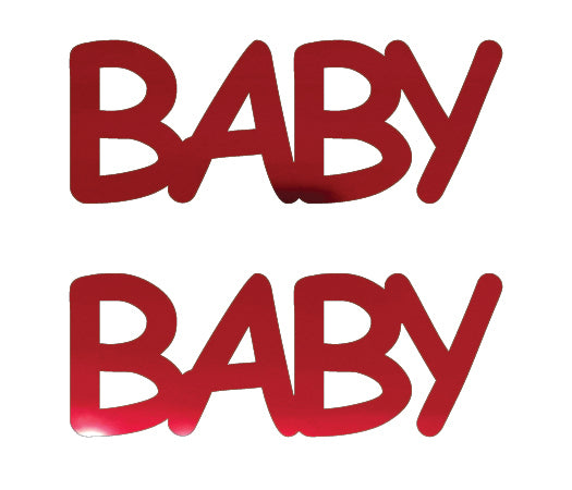 Custom-Buzz Word - BABY Red