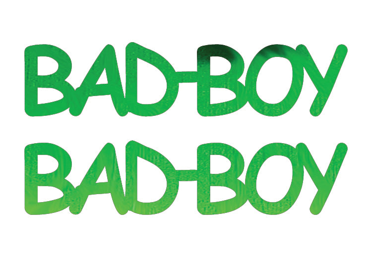 Custom-Buzz Word - BAD BOY Green