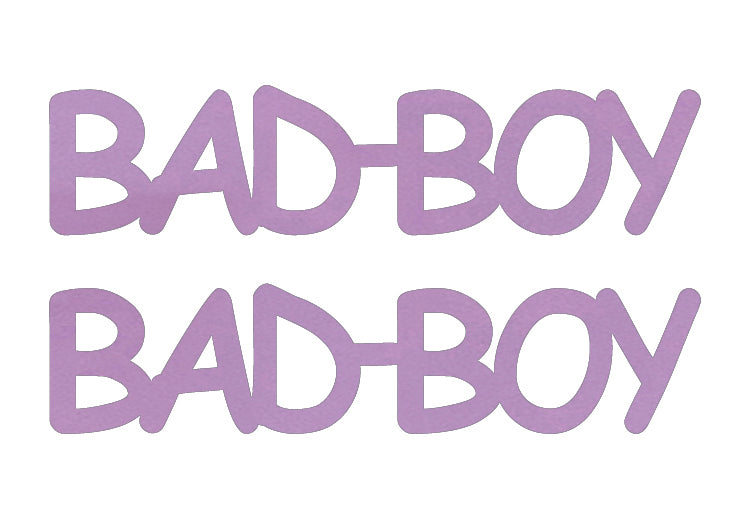 Custom-Buzz Word - BAD BOY Pink