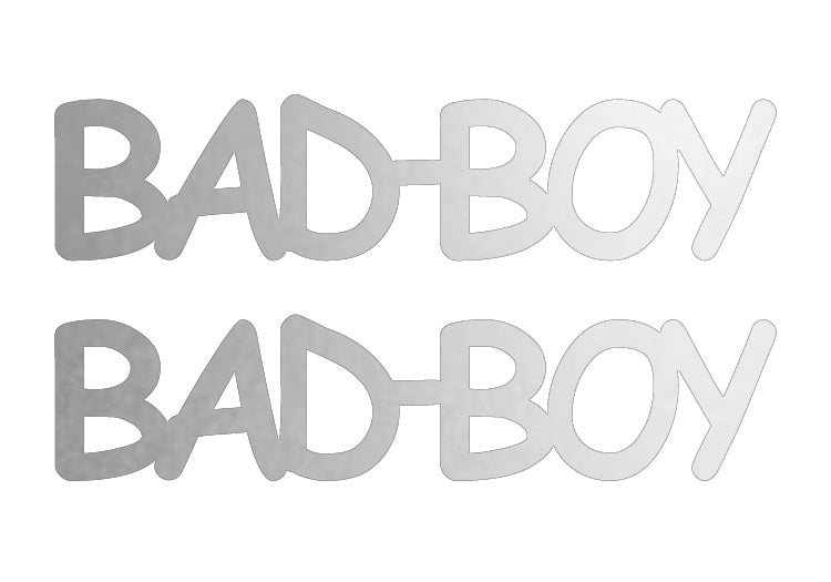 Custom-Buzz Word - BAD BOY Silver