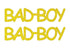 Custom-Buzz Word - BAD BOY Yellow Paper